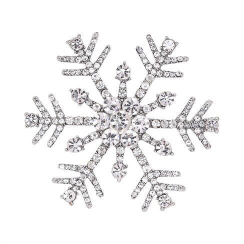 Christmas Brooch Pin Jingle Bell Snowflake Reindeer Christmas Tree Xmas Pins Set Christmas Decoration for Women in Saudi Arabia