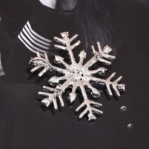 Christmas Brooch Pin Jingle Bell Snowflake Reindeer Christmas Tree Xmas Pins Set Christmas Decoration for Women in Saudi Arabia