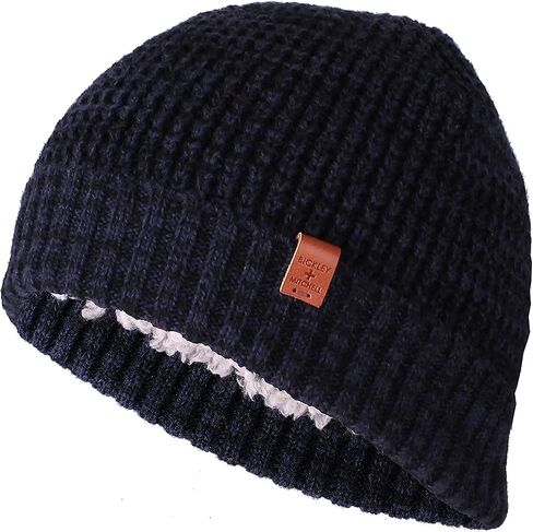 Bickley + Mitchell Sherpa Lined Interior Thick Knit Cuffed Beanie in Saudi Arabia