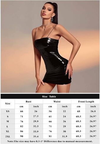 Women Sexy Off Shoulder Faux Leather Strapless Tube Top Mini Dress Vintage Club Party Corset Dress in Kuwait