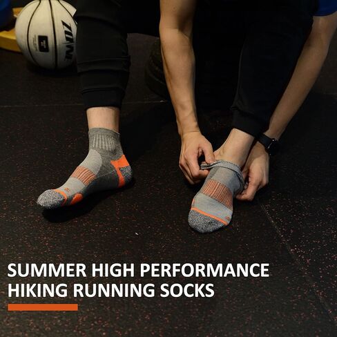 جوارب للمشي لمسافات طويلة للرجال والنساء، جوارب رياضية بطول الكاحل 3 أزواج in Kuwait