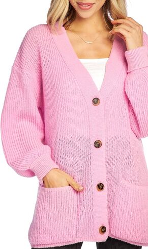 Mud Pie womens Mud Pie Shelton Cardigan, Small/Medium, Pink Cardigan Sweater, Pink, Small-Medium US in Saudi Arabia