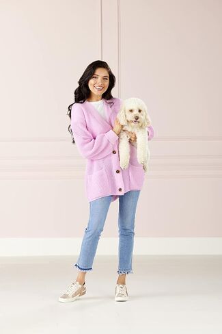 Mud Pie womens Mud Pie Shelton Cardigan, Small/Medium, Pink Cardigan Sweater, Pink, Small-Medium US in Saudi Arabia