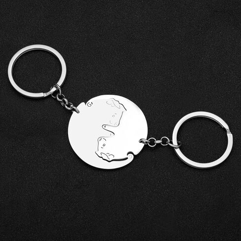 LONYOO الفولاذ المقاوم للصدأ خنزير المفاتيح محفظة سيارة مفتاح كيرينغ لطيف خنزير هدايا لمحبي الخنازير النساء الفتيات السحر in Saudi Arabia