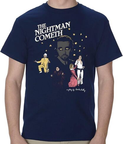 تي شيرت Ripple Junction It's Always Sunny in Philadelphia The Nightman Cometh للبالغين مرخص رسميًا in Kuwait