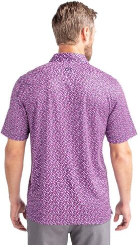 Cutter & Buck Pike Magnolia Print Stretch Men's Polo in Saudi Arabia
