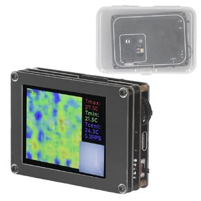 Topyond LED Infrared Thermal Imager, 2.4in TFT Infrared Thermal Camera Multi Mode Thermal Imaging Camera with LED Light for Electrical Equipment Maintenance