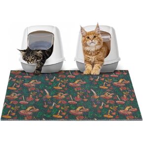 Glittme Cat Litter Mat, Soft Litter Box Mat, PVC Material Cat Litter Mat Litter Trapping Mat for Cats, Kitty, Cat Mats for Litter Easy to Clean in Kuwait