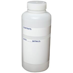 SP Bel-Art Write-On 1000ml (32oz) Polyethylene Bottles; Polypropylene Cap, 53mm Closure (Pack of 6) (F10662-1000)