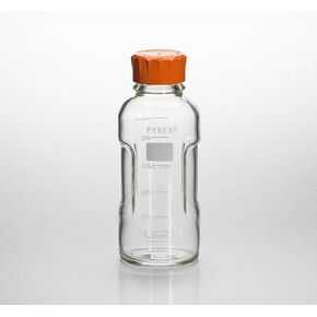 Pyrex Slimline Media Bottle Easy Pour Corning 250ML Glass Case of 4