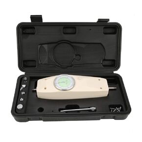 Oumefar 200N Force Gauge, Push Pull Analog Dynamometer Kit Mechanical Force Measuring Meter Instrument Tester NK-200 Push Pull Force Gauge Force Tester Meter
