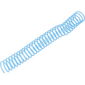 10Pcs Plastic Spiral Binding Coil Large Capacity Spine Comb 29mm Inner Diameter 30 Holes Set Kit(Blue)