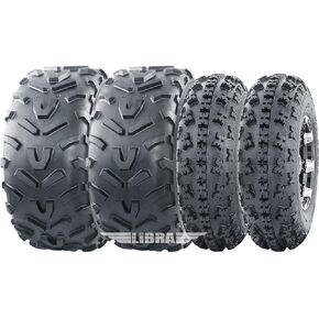 WANDA Set 4 ATV tires 23x7-10 & 22x11-10 96-09 Polaris Trail Blazer 250 330 400