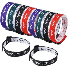 ArtCreativity W.W.J.D. Webbing Bracelets - Pack of 24 - What Would Jesus Do Wrist Band - Universal Size - WWJD Bands - Four Assorted Colors - Religious Party Favors for Boys and Girls