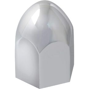GG Grand General 10062SP 15/16 X 1-7/8 Inches Bullet Chrome Plastic Lug Nut Cover, Set of 10
