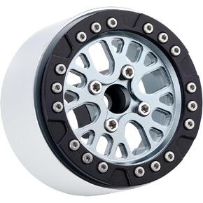 4PCS Aluminum 2.2inch Beadlock Wheels Hubs for 1/10 Axial Wraith RR10 YETI SCX10 D90 TRX4 CC01 RC Crawler Car