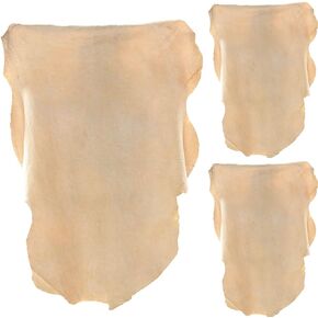 Absorber Towel for Car Chamois Drying Towe Cleaning, Leather Chamois Cloth Natural Shammy Drying Towel Dryer for Car Wash Care,Super Absorbent,（3 Pack）