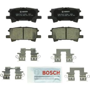 BOSCH BC996 QuietCast Premium Ceramic Disc Brake Pad Set - Compatible With Select Lexus RX330, RX350, RX400h; Toyota Highlander; REAR