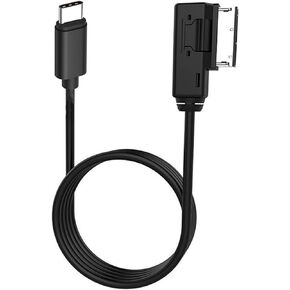 Media in AMI MDI Type C 3.1 Type C Gen2 Aux Charg Adapter Fit A4 A6 Q5 Q7 Galaxy S8 S8 Plus, LG G6 V20, Google Pixel