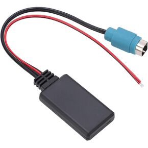 Acouto Bluetooth AUX in Cable Adapter Stereo Input Cable Bluetooth Adapter Replacement for Alpine CDE‑W203Ri IDA X303 X305 X301 for CDA-9852/E for CDE-9871/R/RR for IVA-D105/E/R