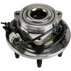 JADODE 515096 Front Wheel Bearing and Hub Assembly 6 Lugs w/ABS for Suburban Silverado Sierra 1500 Tahoe Yukon Escalade Hub Bearing Assembly 4WD Only
