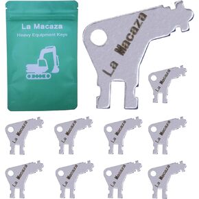 La Macaza 10PCS Universal Dispenser Replacement 50504 Key, Commercial Grade Universal for Toilet Paper Dispensers and GP Towel Dispensers