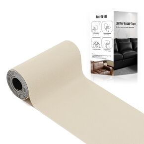 Self Adhesive Leather Repair Patch, 16x 60 inch Leather Repair Tape, Leather Patches for Furniture, Vinyl Leather Repair Kit for Couches, Boat Seats, Furniture, Cars(Burgundy)