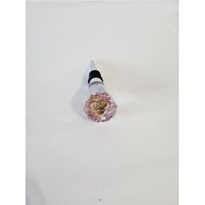 tapon de botella de vino protector de vino (diamante p flor roja)