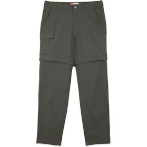 The American Outdoorsman Womens High Rise Hiking Trail Convertible Pants to Shorts - Stretch Cargo Pants for Women