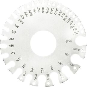 20 سلك دائري من الفولاذ المقاوم للصدأ | مقاسات قياس الأسلاك القياسية الأمريكية (AWG): 0-36 | مقياس سمك السلك | قياس سماكة الصفائح المعدنية in Kuwait
