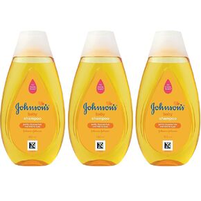 Johnson's Baby Travel Shampoo, 3 Pack 3.38 oz Tear-Free Baby Shampoo, Mild and Gentle Baby Shampoo Scalp and Hair Cleanser, Free of Parabens, Phthalates, Sulfates and Dyes, for Babies, Toddlers, Kids