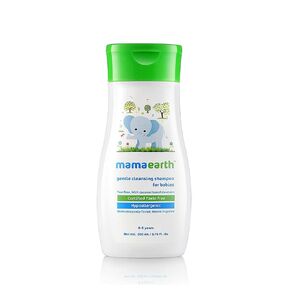 Mamaearth Baby Gentle Cleansing Shampoo | Natural Coconut-Based Formula for Delicate Scalp Skin | Tear-Free & Nourishing | No SLS & Paraben | 6.76 Fl Oz (200 ml)