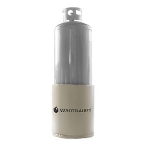 WarmGuard WG100 Insulated Band Style Gas Cylinder Warmer - Propane Heater, Fits 100 lb Gas Tanks, Fixed Internal Thermostat Max Temp 90 F