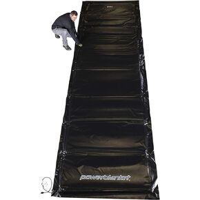 Powerblanket MD0310 بطانية خرسانية ساخنة - أبعاد ساخنة 3 × 10 بوصة - الأبعاد النهائية 4 × 11 بوصة ووحدة تحكم ترموستاتية رقمية قابلة للتعديل GHT2002J-FS