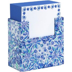 Lilly Pulitzer Purple/Green Note Block with 330 Loose Sheets, Mermaid in the Shade