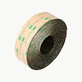 3M SJ4575/BLK110 Scotch SJ4575 Dual Lock Low Profile Reclosable Fastener: 1" x 10 ft., black