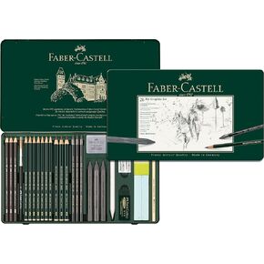 Faber-Castell 26 Piece Pitt Graphite Tin Set