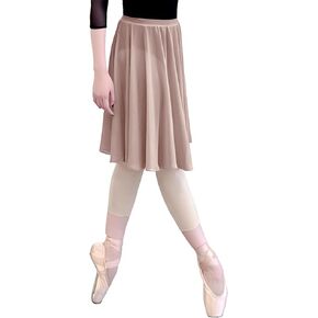 Ballet Skirt for Women Dance Rehearsal Skirt Big Hem Elastic Waistband