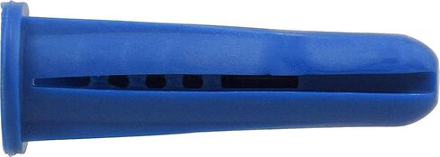The Hillman Group 370345 Blue Conical Plastic Anchor, 14-16 X 1-3/8-Inch, 4 Pack of 50 in Saudi Arabia
