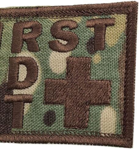 Multicam First Aid Kit 2x3.25 IFAK Medic MED Trauma Paramedic Morale Fastener Patch in Saudi Arabia