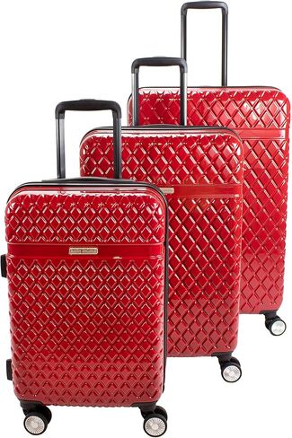 kathy ireland Unisex Adult Yasmine Hardside Lightweight Expandable Spinner Luggage, Burnt Sienna, 3-Piece Set in Saudi Arabia