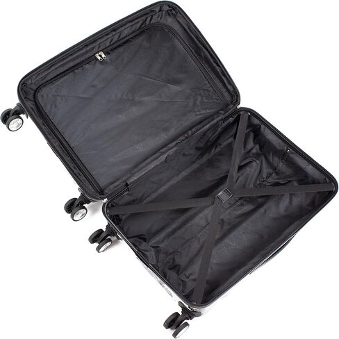 kathy ireland Unisex Adult Yasmine Hardside Lightweight Expandable Spinner Luggage, Burnt Sienna, 3-Piece Set in Saudi Arabia