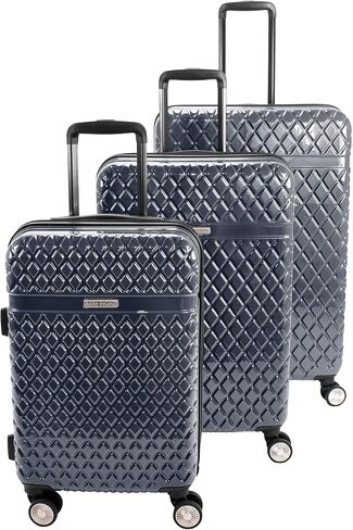 kathy ireland Unisex Adult Yasmine Hardside Lightweight Expandable Spinner Luggage, Burnt Sienna, 3-Piece Set in Saudi Arabia