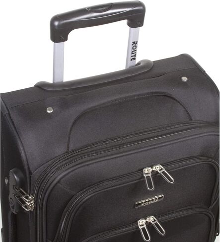 Rolite Rover Spinner Expandable Luggage, Grey, 3-Piece Set in Saudi Arabia