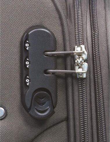 Rolite Rover Spinner Expandable Luggage, Grey, 3-Piece Set in Saudi Arabia