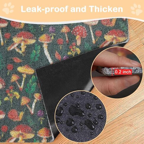 Glittme Cat Litter Mat, Soft Litter Box Mat, PVC Material Cat Litter Mat Litter Trapping Mat for Cats, Kitty, Cat Mats for Litter Easy to Clean in Kuwait