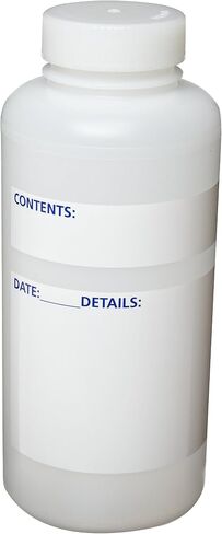 SP Bel-Art Write-On 1000ml (32oz) Polyethylene Bottles; Polypropylene Cap, 53mm Closure (Pack of 6) (F10662-1000) in Saudi Arabia