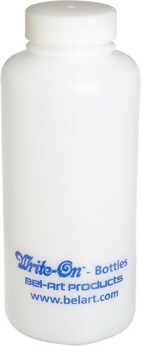 SP Bel-Art Write-On 1000ml (32oz) Polyethylene Bottles; Polypropylene Cap, 53mm Closure (Pack of 6) (F10662-1000) in Saudi Arabia