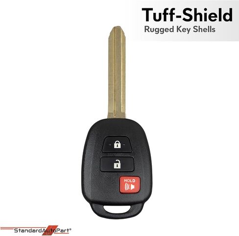 StandardAutoPart Premium Shell Case for Remote Head Key, Rugged Design Compatible with Toyota Rav4 Highlander Tacoma Tundra 4Runner Sequoia [ Shell Case Only ] (3 Button) in Saudi Arabia