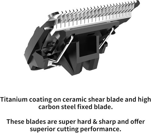 ماكينة تشذيب الشعر الاحترافية للكلاب والقطط من shernbao، شفرة سيراميك قابلة للفصل، شفرة بديلة in Kuwait